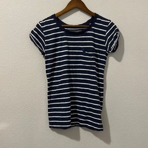 Abercrombie & Fitch Striped Short Sleeve Shirt Size S